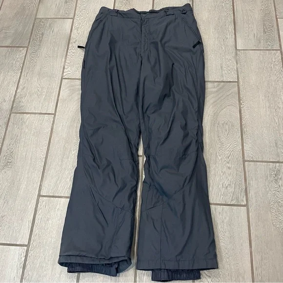 Columbia Snow Ski Snow Pants Womens XL REG Gray Waterproof Lined Zip Pockets - Picture 1 of 11